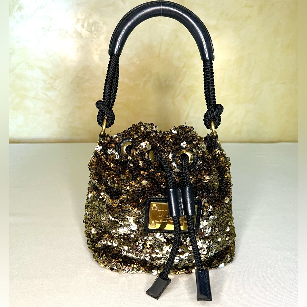 Louis Vuitton Sequin  Mini Noe Rococo Gold